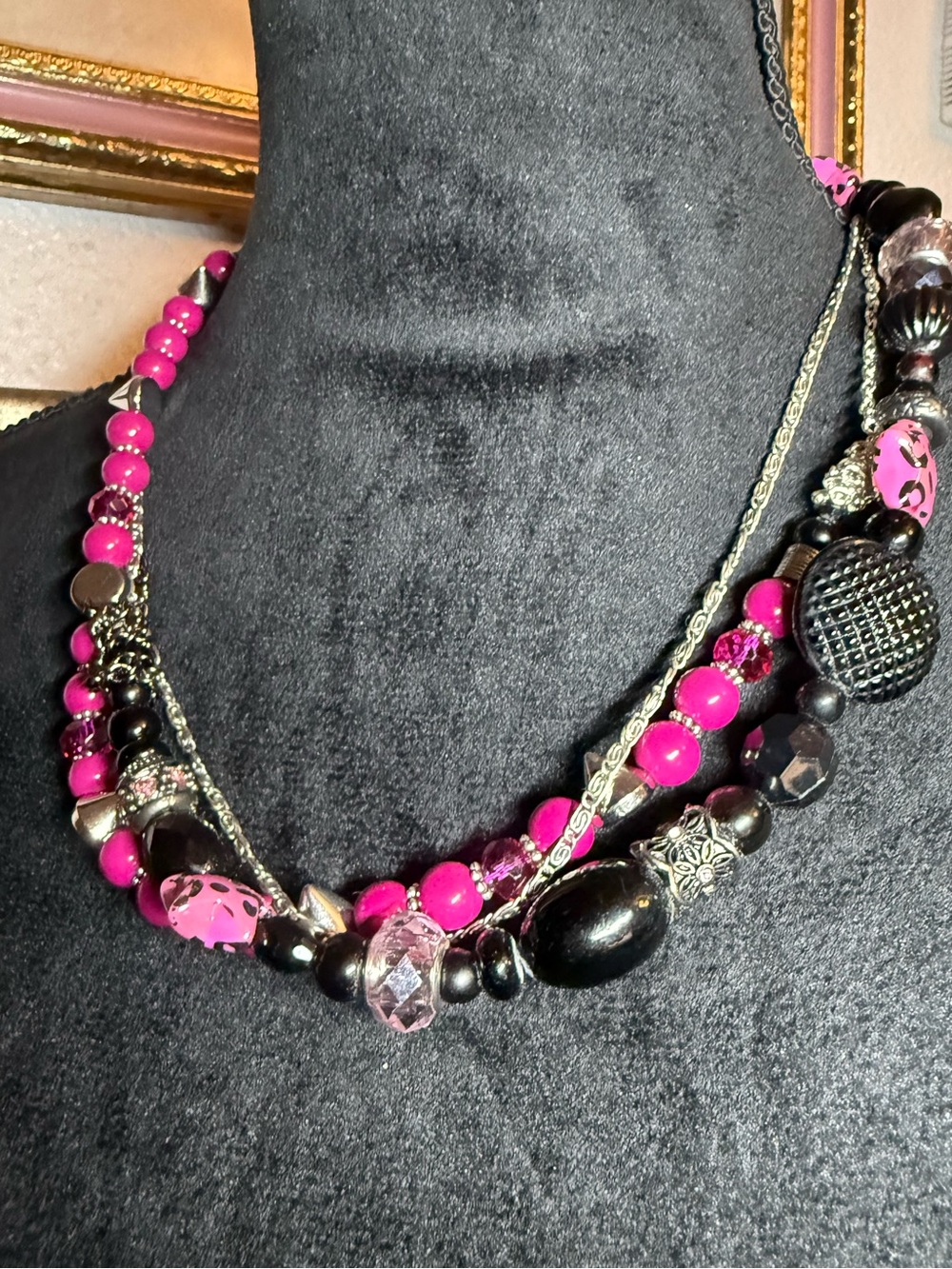 Necklace Scene Emo Leopard Star Y2K⁠